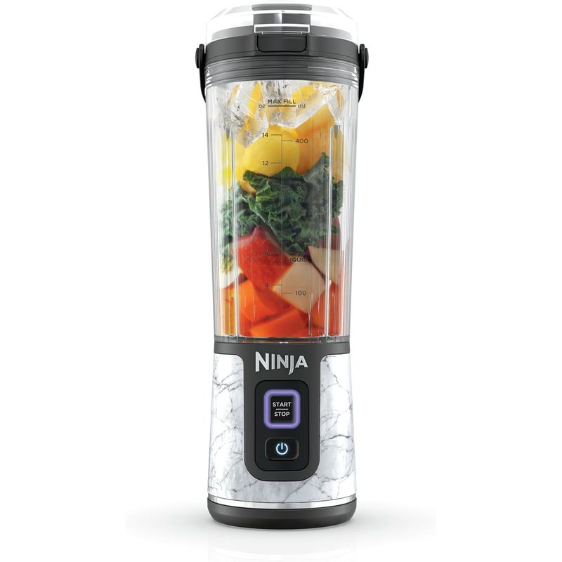 NINJA - Licuadora portátil Ninja 18oz recargable USB-C BC152MW