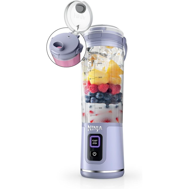 NINJA - Licuadora Portátil Ninja Recargable 18oz BPA Libre BC151ML