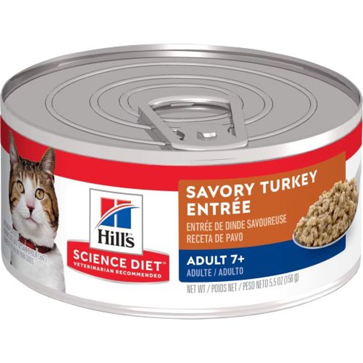 HILLS - Hill's Science Diet Adult 7+ Pavo  Gato 0.3 lb