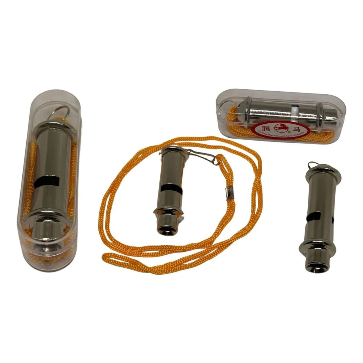 MAZUGI - Silbato Pito Metálico Emergencia Brigada Seguridad Supervivencia