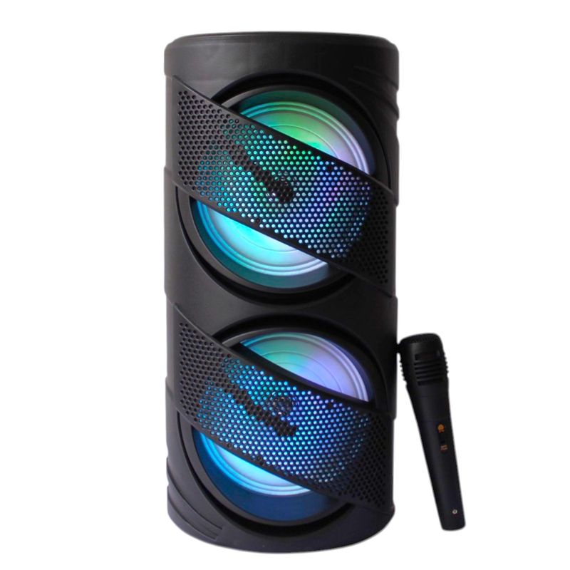 GENERICO - Parlante Bluetooth Portatil Con Microfono Y Luces