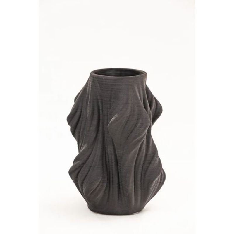 GENERICO - Florero The twirl vase M4-1 negro
