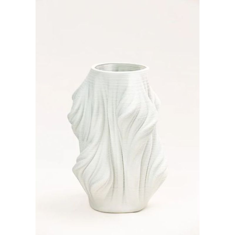 GENERICO - Florero The twirl vase M4-1 blanco