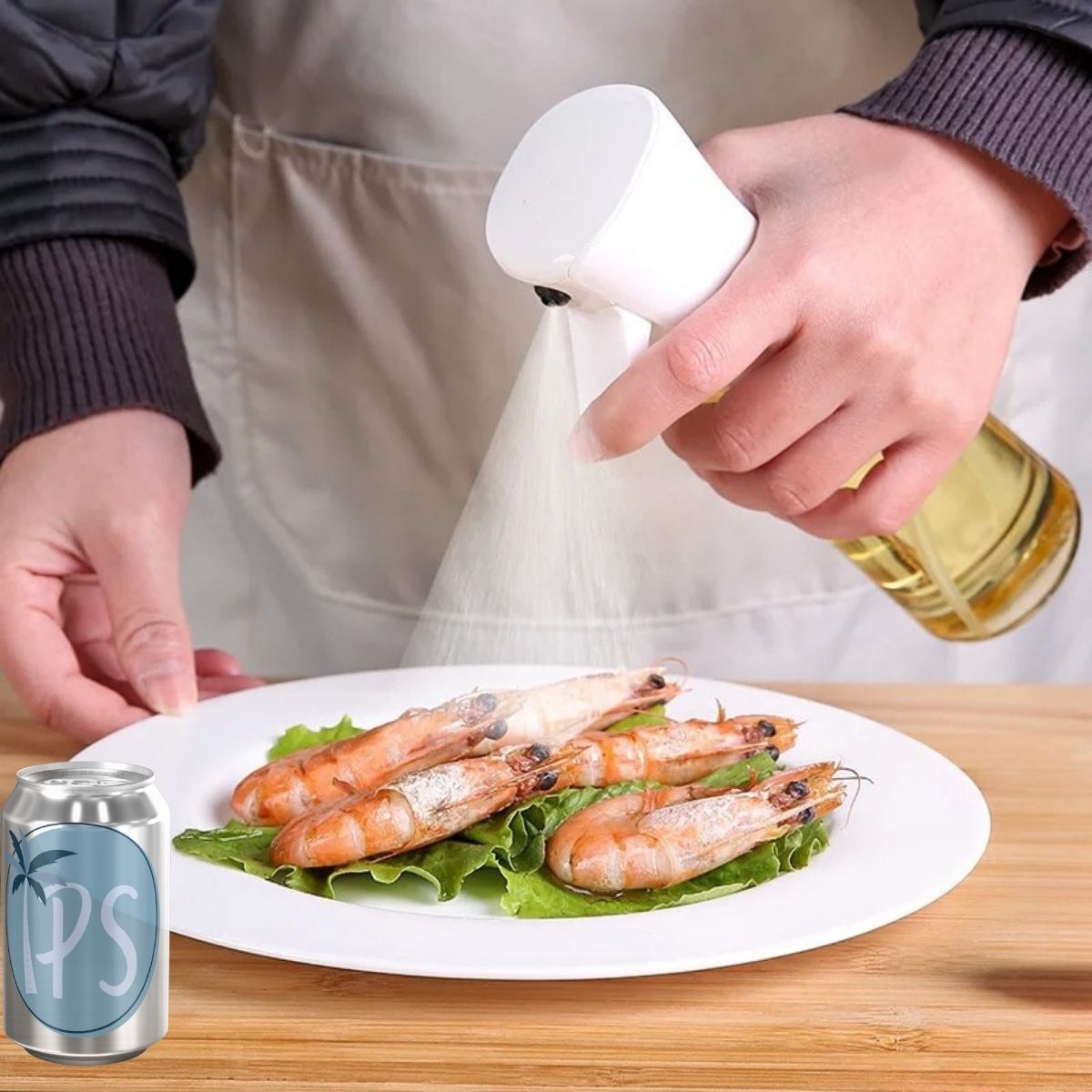 GENERICO - Pulverizador Spray De Cocina Dispensador De Aceite Y Vinagrera.
