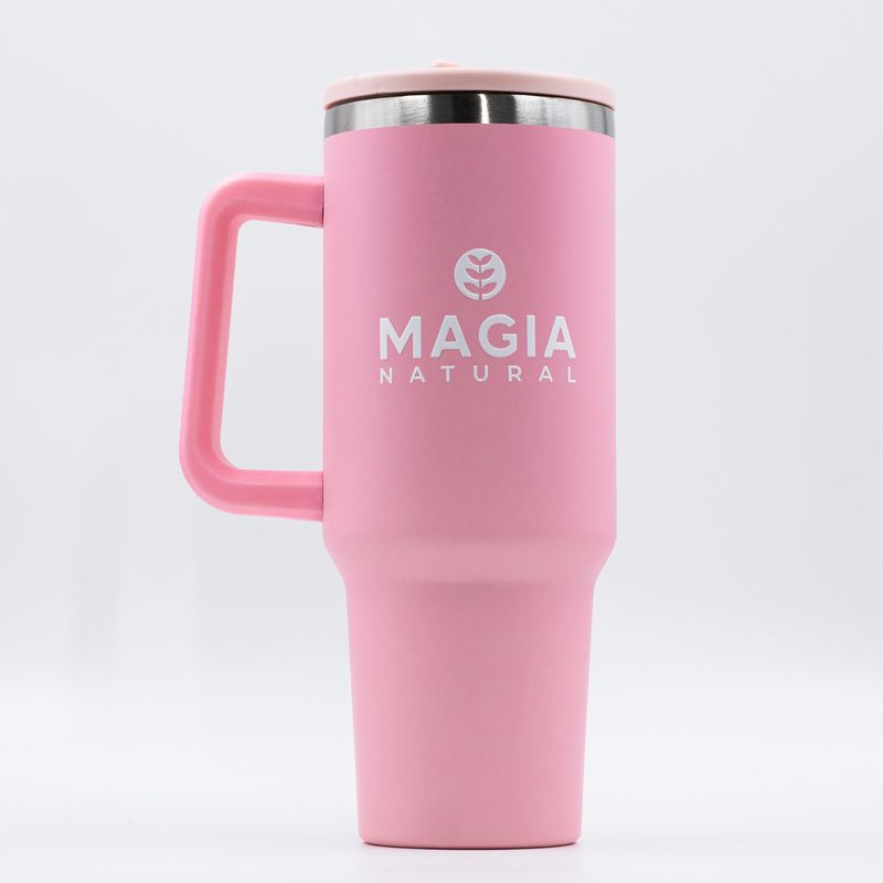 MAGIA NATURAL - Vaso Térmico en Acero Rosado 1200ml - Magia Natural
