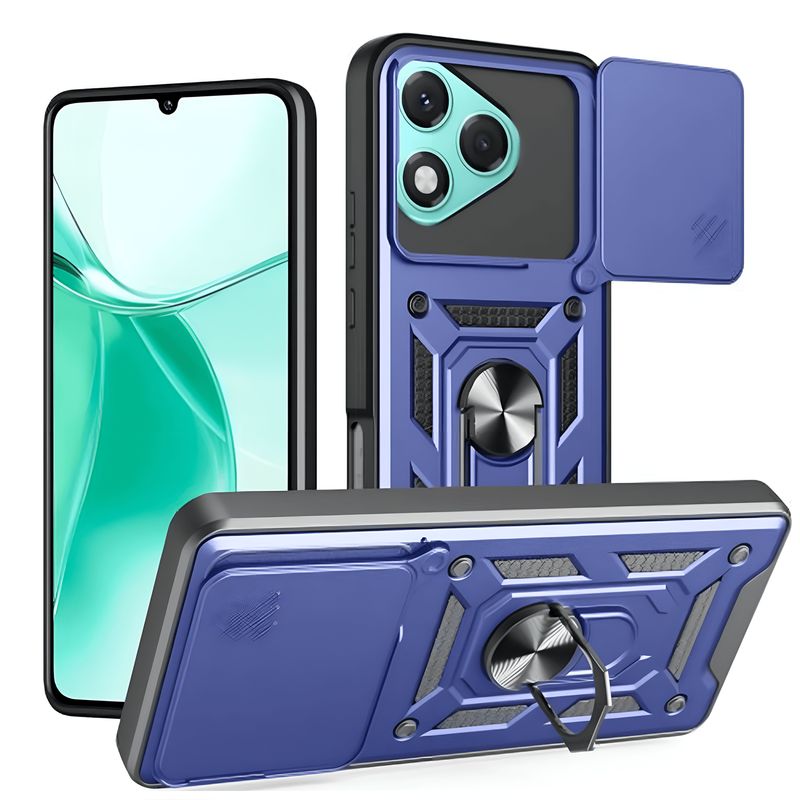 GENERICO - Funda Estuche Forro Case Slider Compatible Con Honor 400 Lite Azul