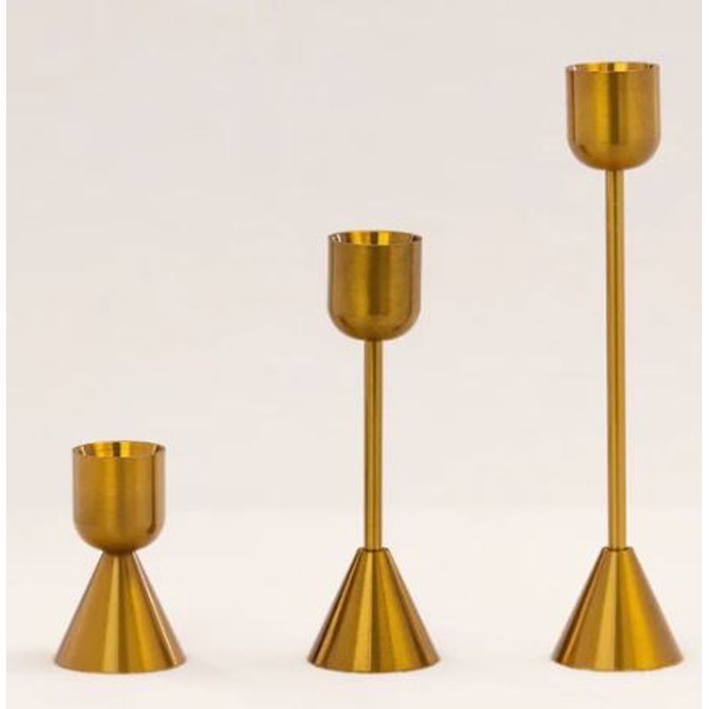GENERICO - Candelabro Dorado The chunky candlholders