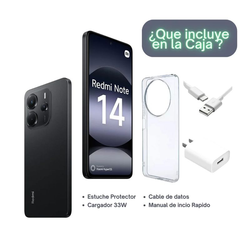 XIAOMI - XIAOMI REDMI NOTE 14 128GB ROM 6GB RAM