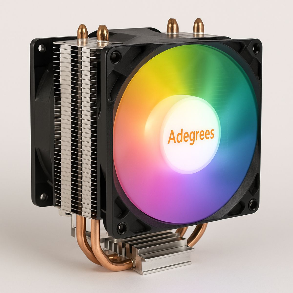GENERICO - Enfriador De Aire disipador de calor Bord INTEL-AMD 1200-1700 2 Ventiladores Led