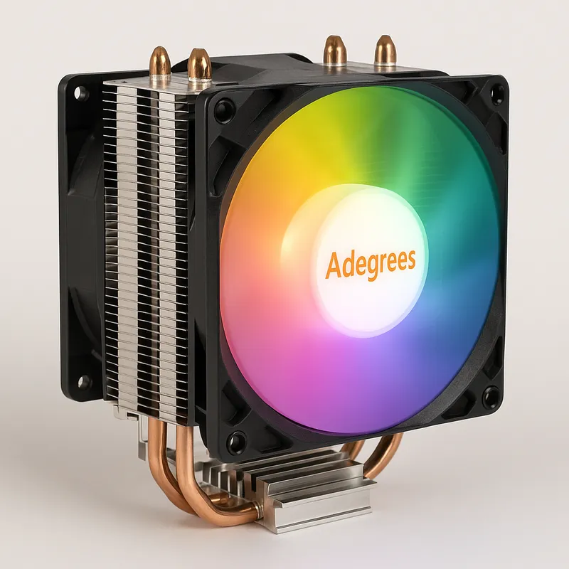 GENERICO - Enfriador De Aire disipador de calor Bord INTEL-AMD 1200-1700 2 Ventiladores Led