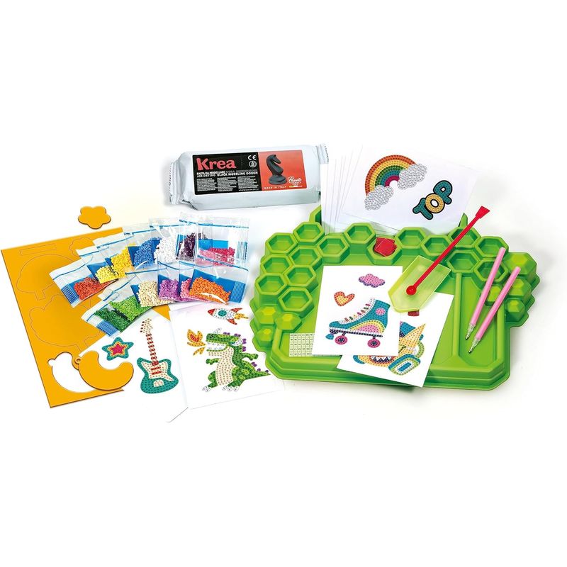 CLEMENTONI - Juego Creativo Decoraciones Brillantes Con Gemas Para Niños