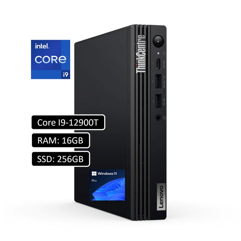 LENOVO - Pc Lenovo Thinkcentre M70q Core I9-12900T Ram 16Gb Ssd 256Gb Win11 Pro
