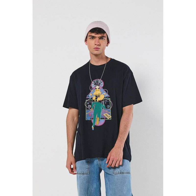 KOAJ - KOAJ Camiseta oversize manga corta de Squid games HOMBRE
