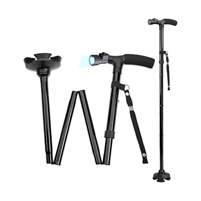 GENERICO - Bastón Para Caminar Con Luz Led