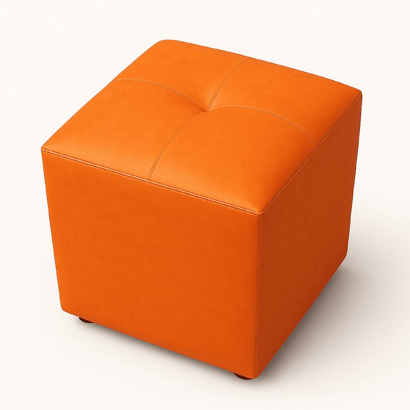PUFF BOGOTA - Puff cubo Mandarina 40x40x42