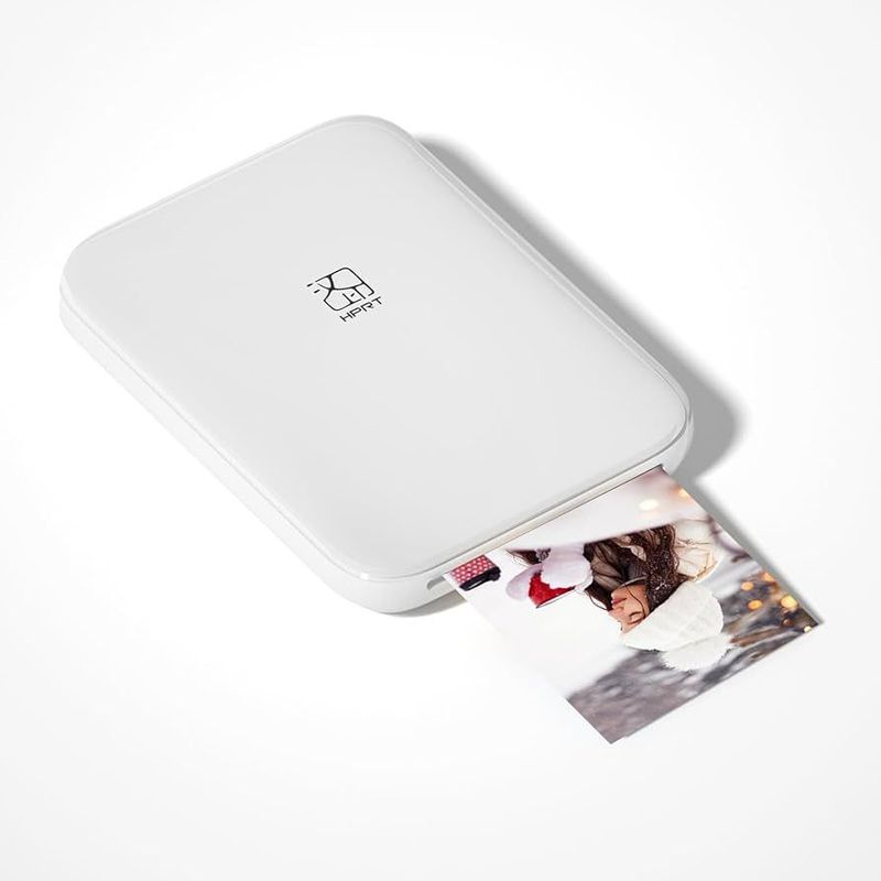 GENERICO - Mini impresora fotográfica Portátil Recargable inalámbrica HPRT MT53