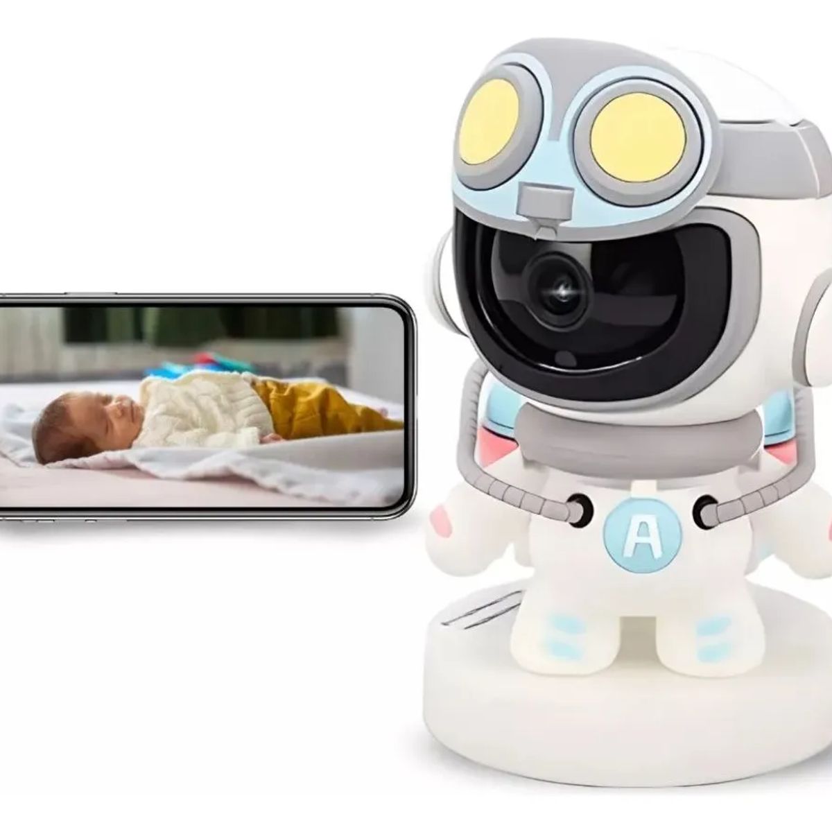 YOOSEE - Cámara De Seguridad Robot Wifi Monitor De Bebé App Yoosee