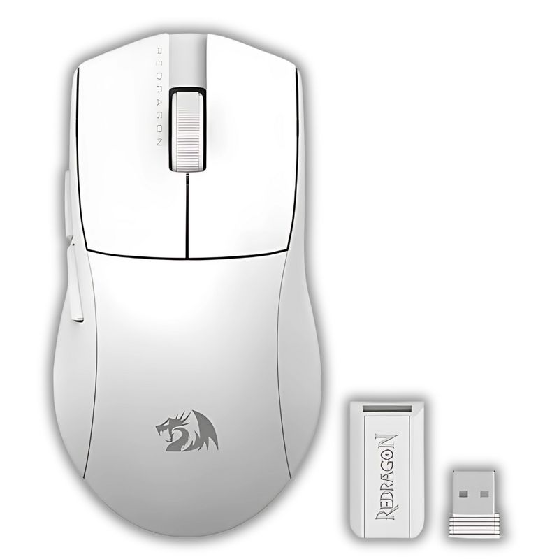 REDRAGON - MOUSE GAMER REDRAGON KING PRO 4K M916 PRO BLANCO