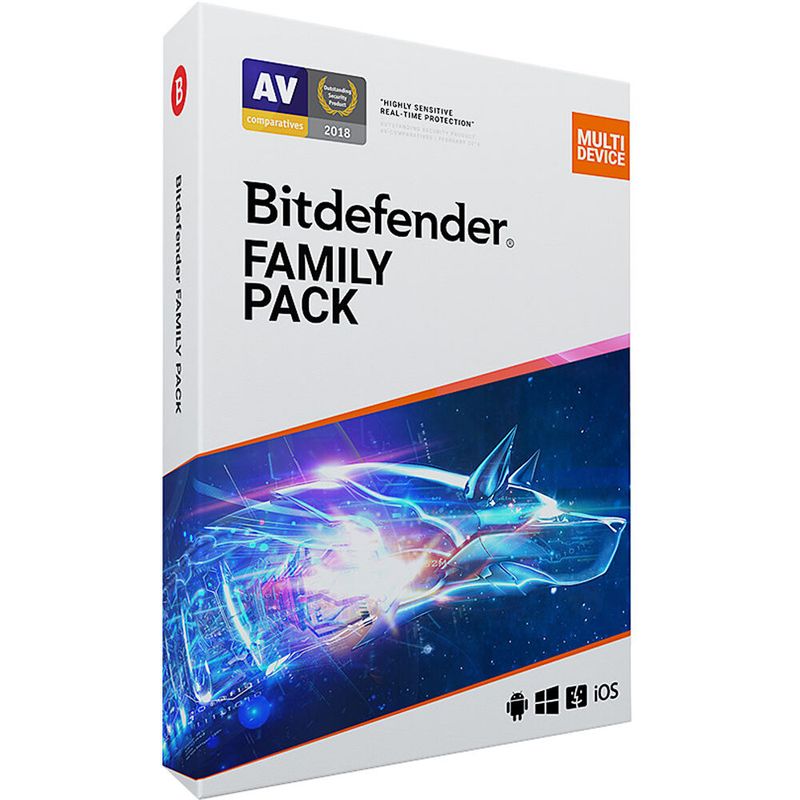 BITDEFENDER - Antivirus Bitdefender Family Pack - 15 Dispositivos - 2 Años