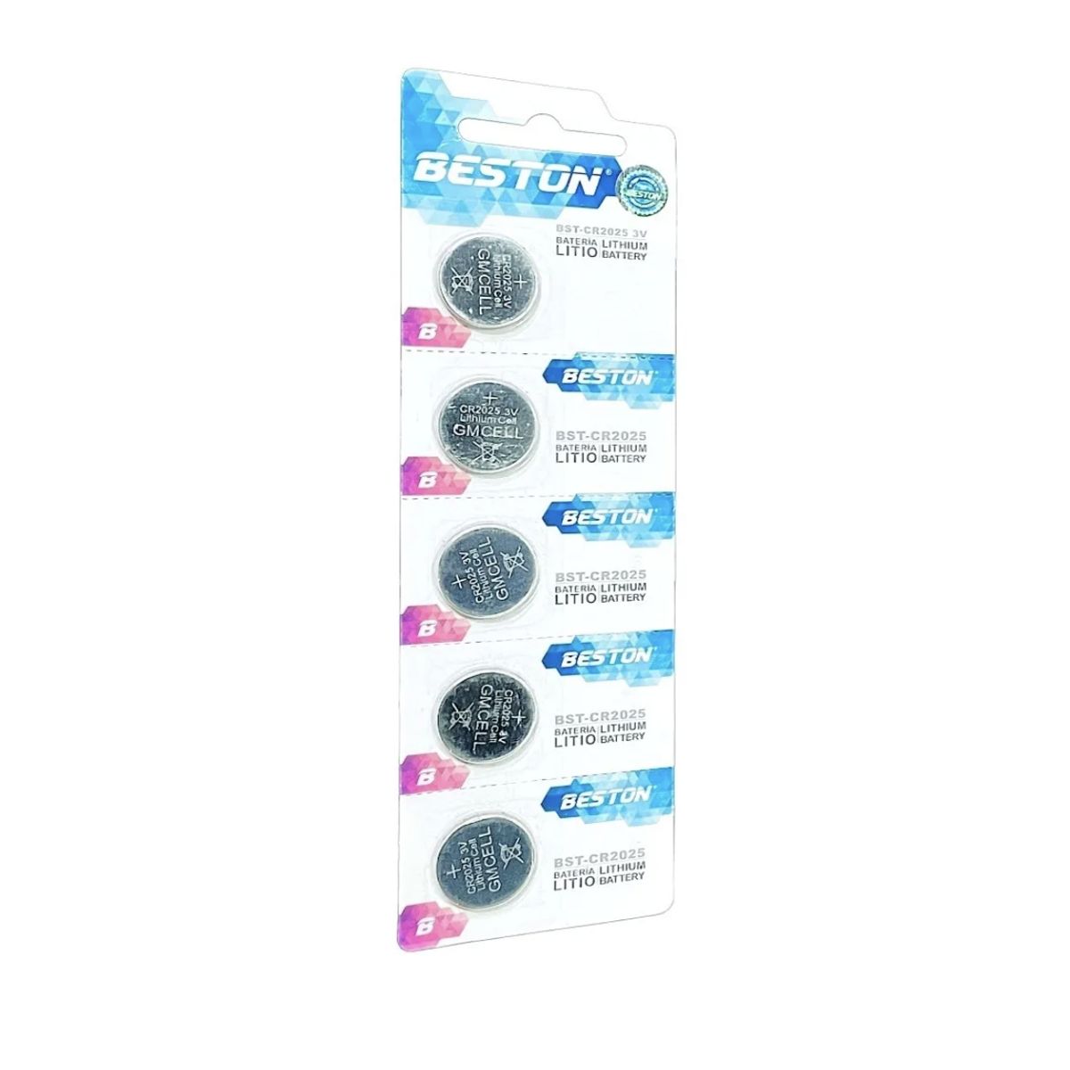 BESTON - Pila Beston Cr2025 3v Pack X 5 Bateria Litio Cr-2025