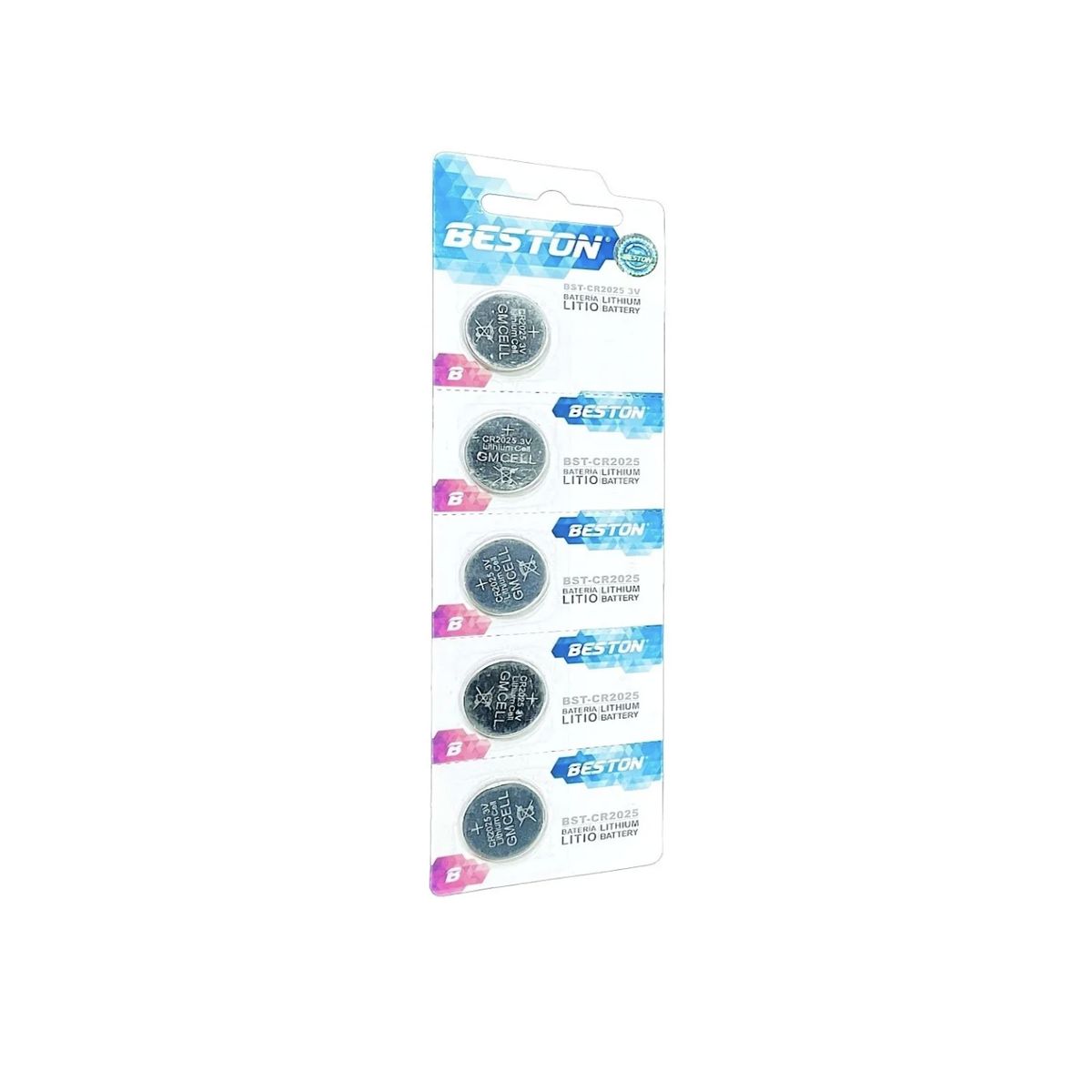 BESTON - Pila Beston Cr2025 3v Pack X 5 Bateria Litio Cr-2025