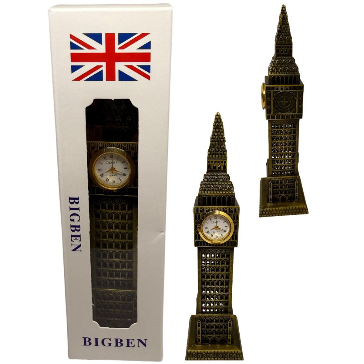 MAZUGI - Estatua Reloj Big Ben 18 Cm Monumentos Del Mundo Metálico