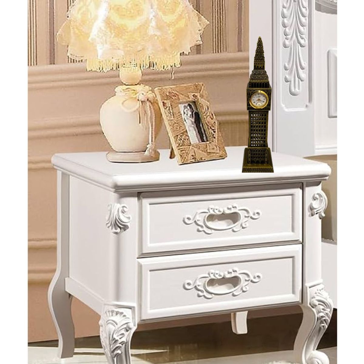 MAZUGI - Estatua Reloj Big Ben 18 Cm Monumentos Del Mundo Metálico