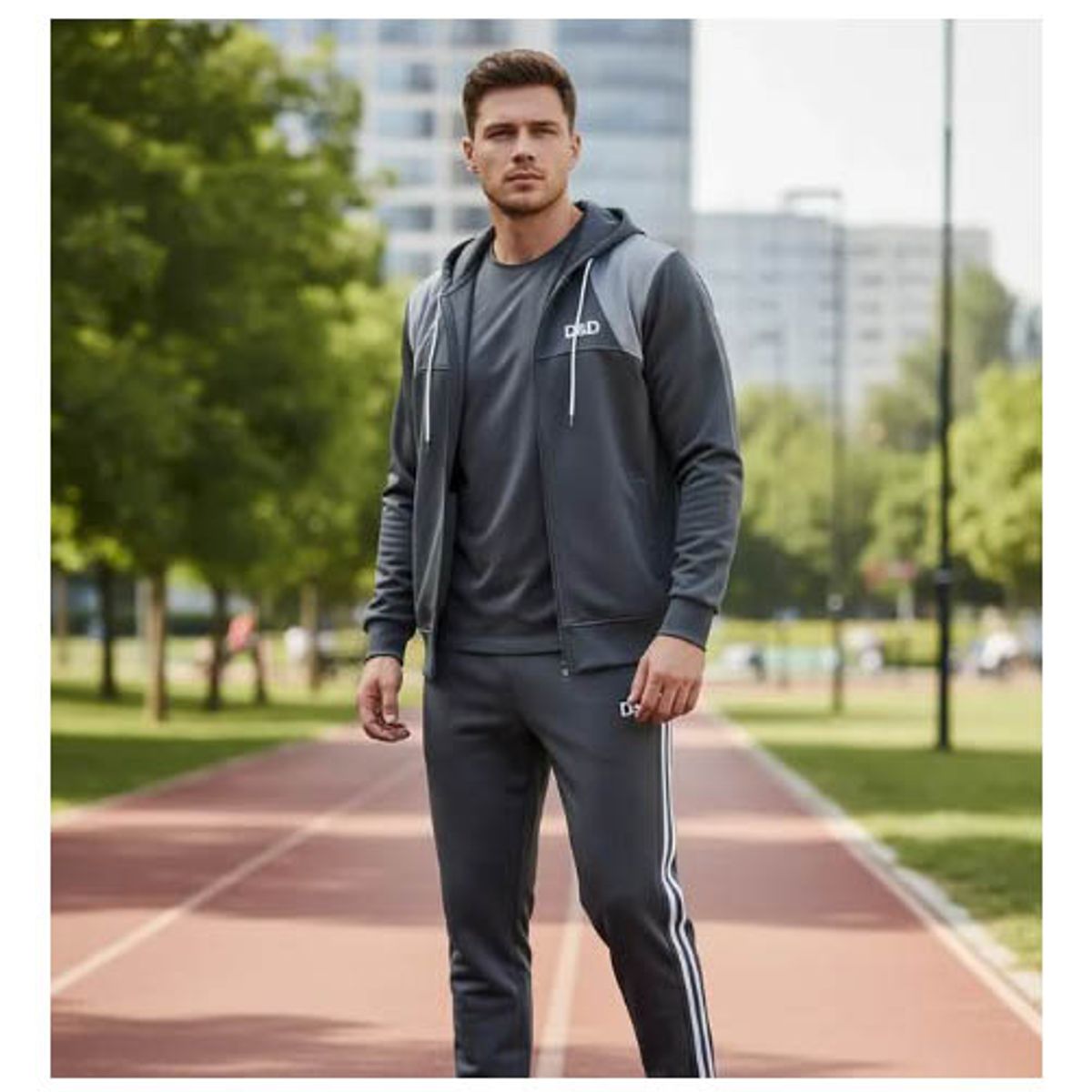 MODA EN CIRCUITO - Conjunto Deportivo o Sudadera Para Hombre en Vioto