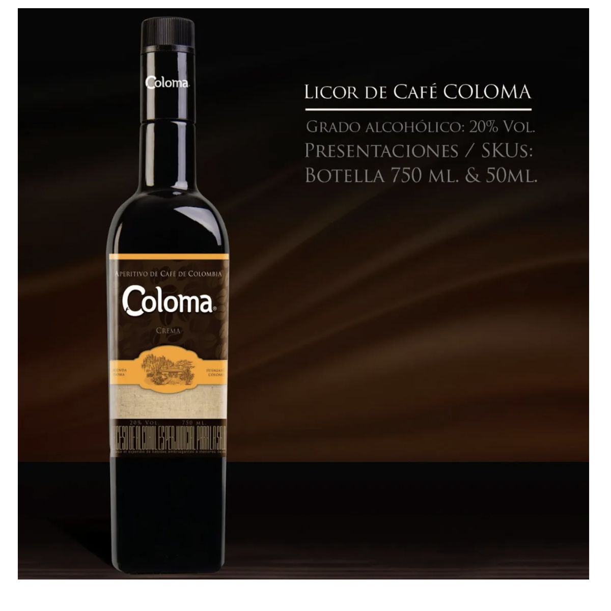 GENERICO - Licor De Cafe Coloma 750ml