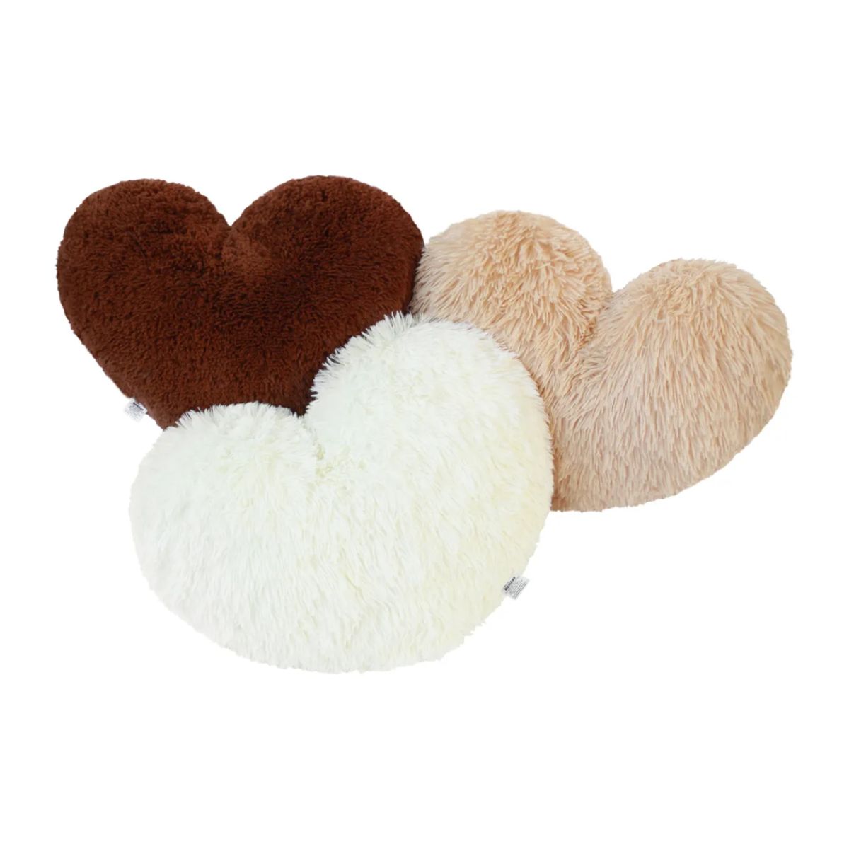 BANZAY - Cojín Decorativo Corazón Peluche Peludos Sala Y Alcoba