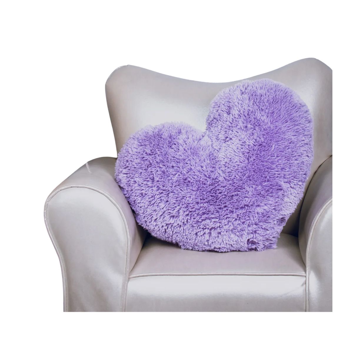 BANZAY - Cojín Decorativo Corazón Peluche Peludos Sala Y Alcoba