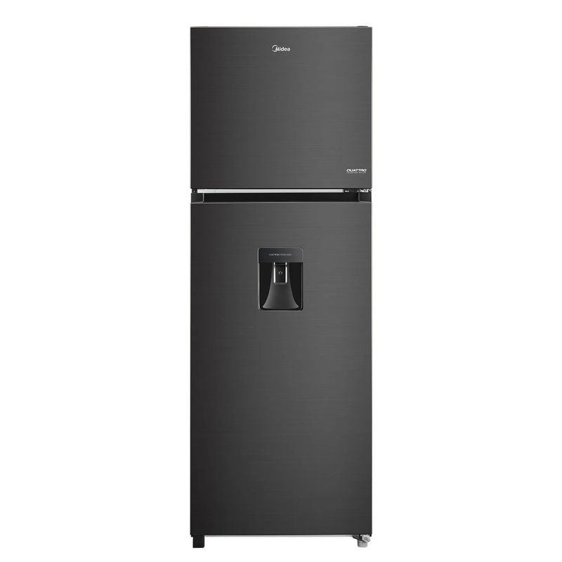 MIDEA - Nevera Inverter MIDEA Congelador Superior 338L MDRT489MTM28COD Jazz Black