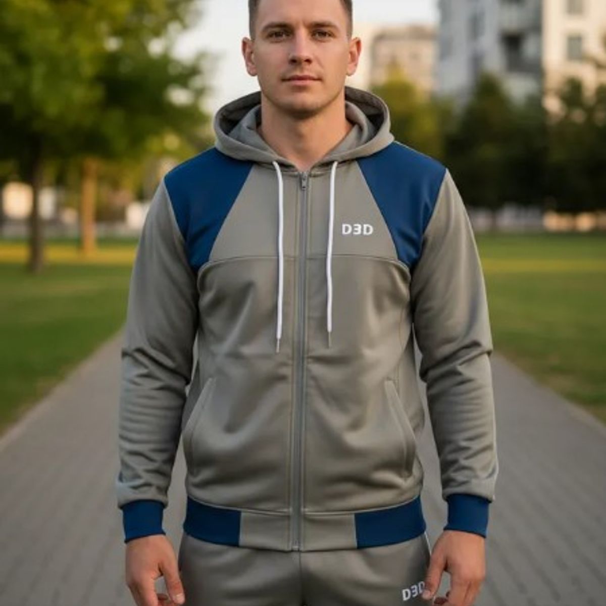 MODA EN CIRCUITO - Conjunto Deportivo o Sudadera Para Hombre en Vioto