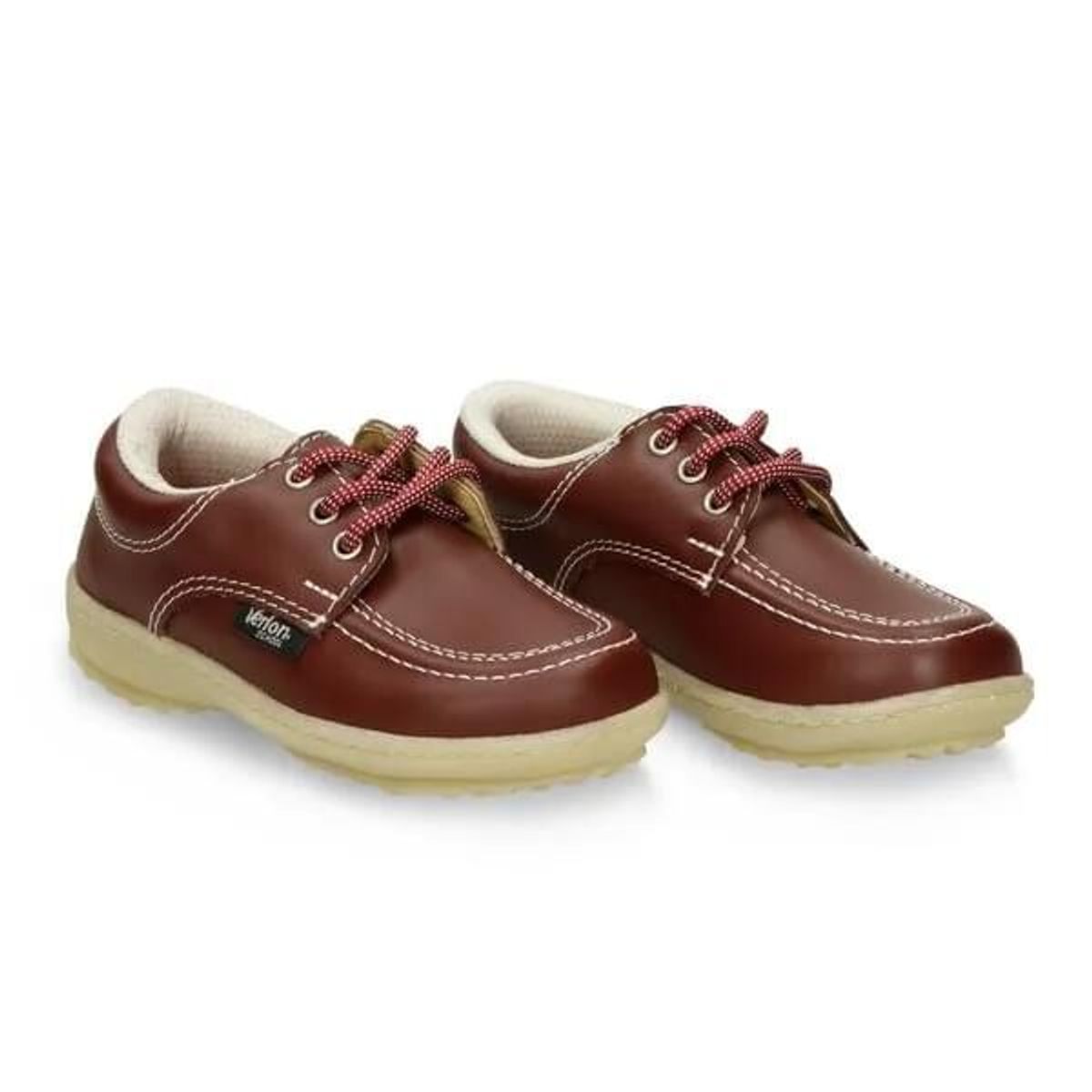 VERLON - Zapatilla Escolar Para Niña Verlon Rojo Diana Gold Girls School