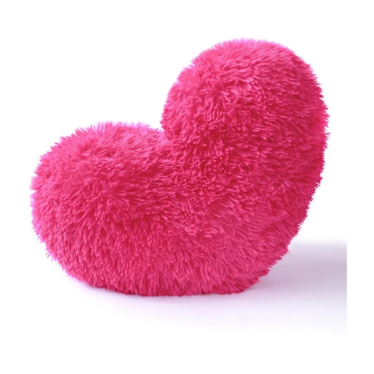 BANZAY - Cojín Decorativo Corazón Peluche Peludos Sala Y Alcoba