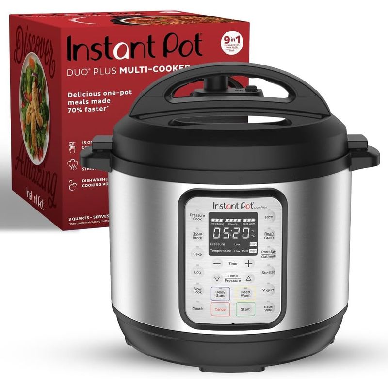 INSTANT POT - Olla a presión Instant Pot Duo Plus 9 en 1 6 Cuartos