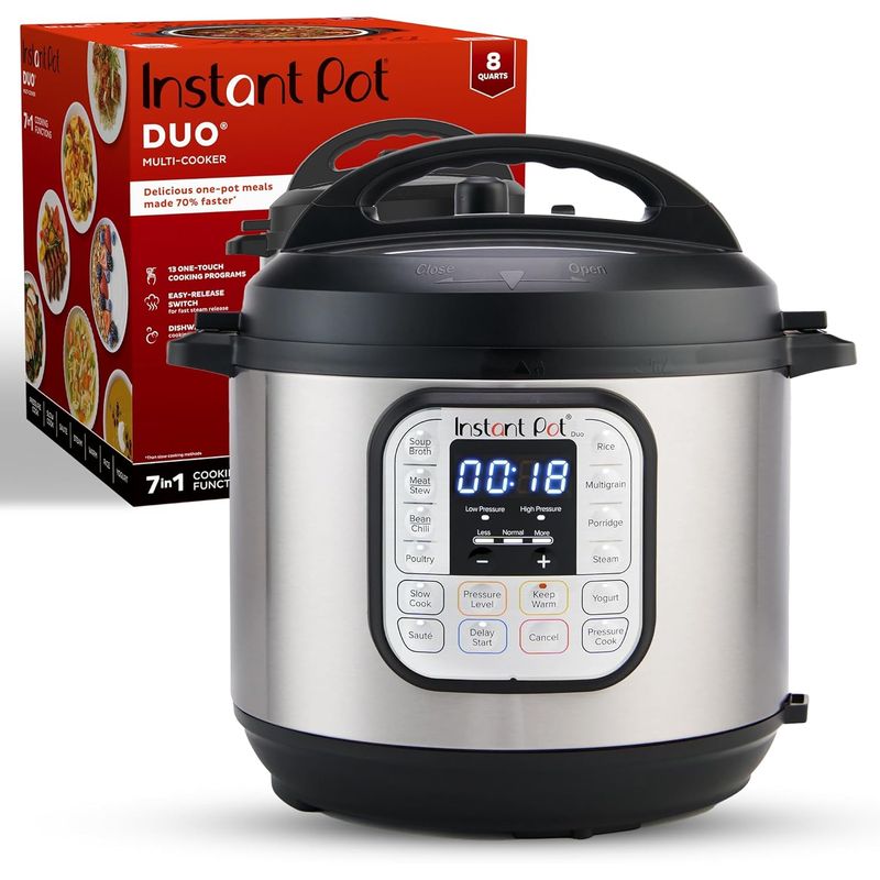 INSTANT POT - Olla a presión eléctrica Instant Pot Duo 7 en 1 8 Qt