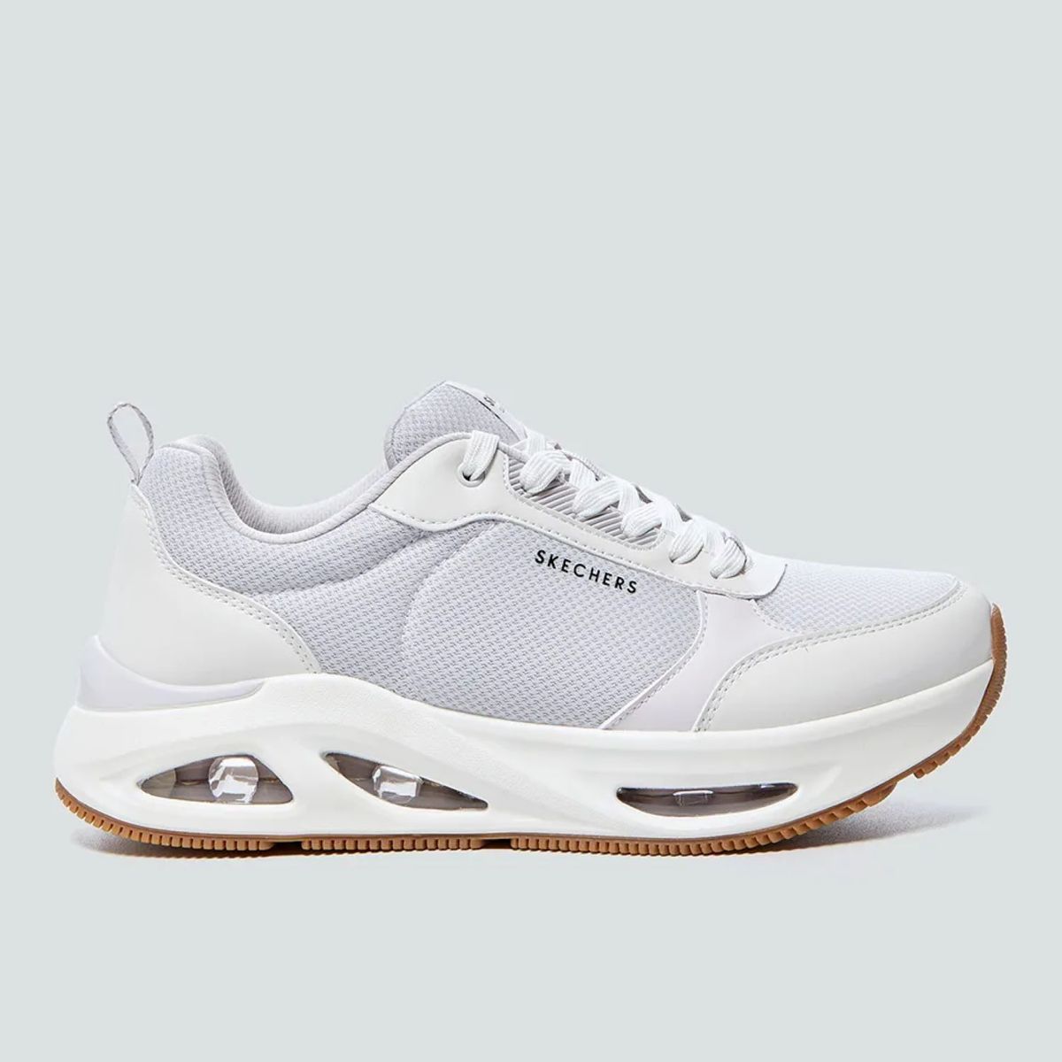 SKECHERS - Tenis Skechers Mujer Blanco Uno Ego Currant Air White