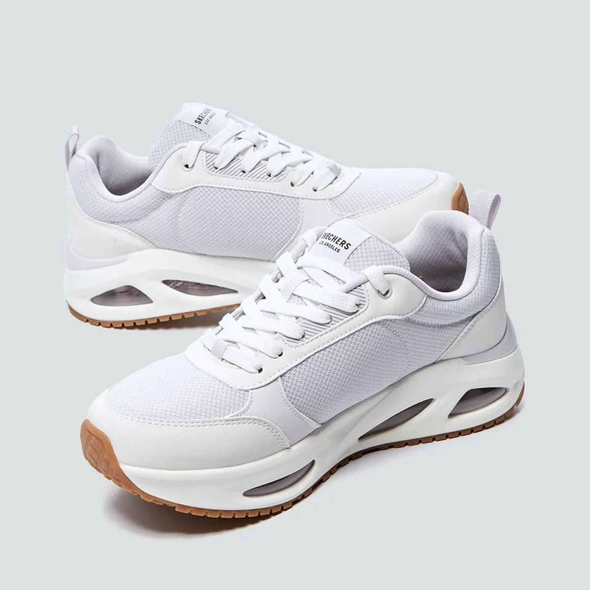 SKECHERS - Tenis Skechers Mujer Blanco Uno Ego Currant Air White