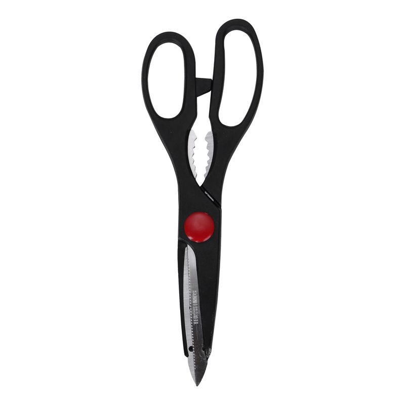 BERGNER - Juego de Cuchillos Bergner x6 Piezas con Tijeras y Taco Plástico