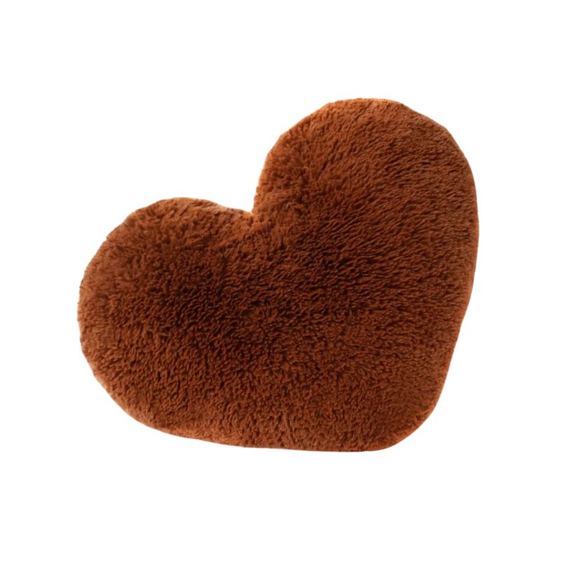 BANZAY - Cojín Decorativo Corazón Peluche Peludos Sala Y Alcoba