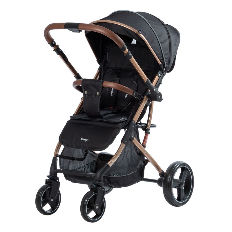 EBABY - Coche Maleta Reversible Rudi Ebaby Negro