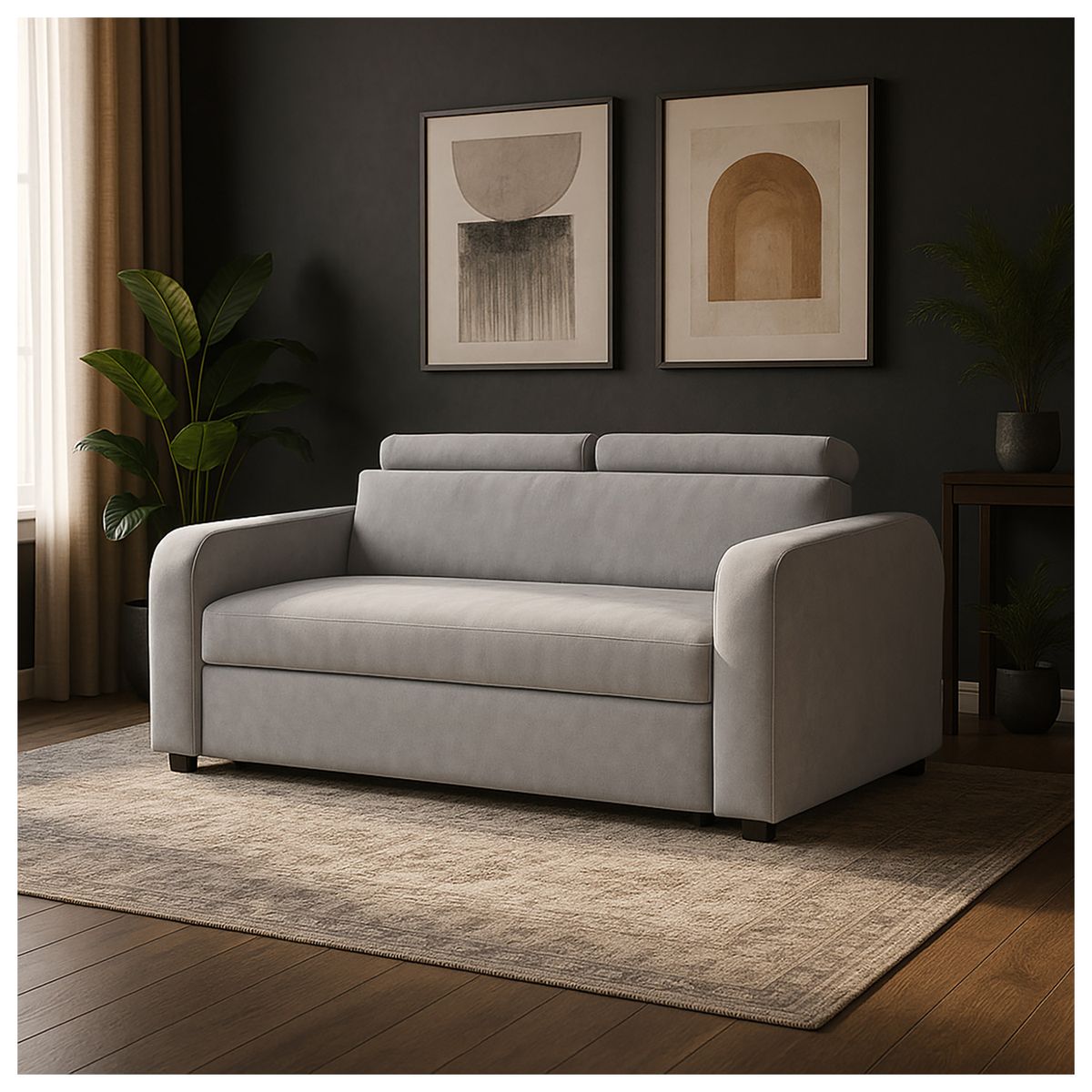 HIGH CLASS - SOFÁ CAMA MAR GRIS AS