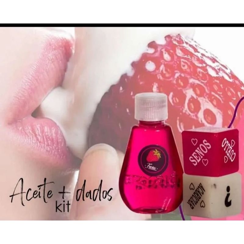 EROTIC - Aceite Caliente Erotic con dados Frutos Rojos