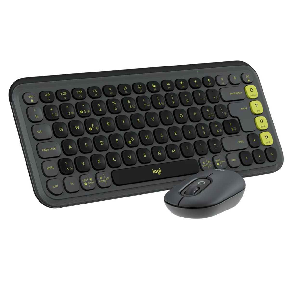 LOGITECH - Combo Teclado Y Mouse Bluetooth Logitech Pop Icon Grafito