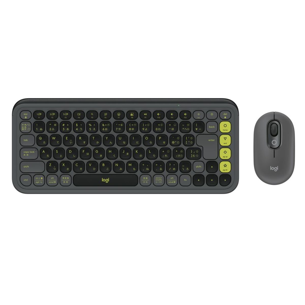 LOGITECH - Combo Teclado Y Mouse Bluetooth Logitech Pop Icon Grafito