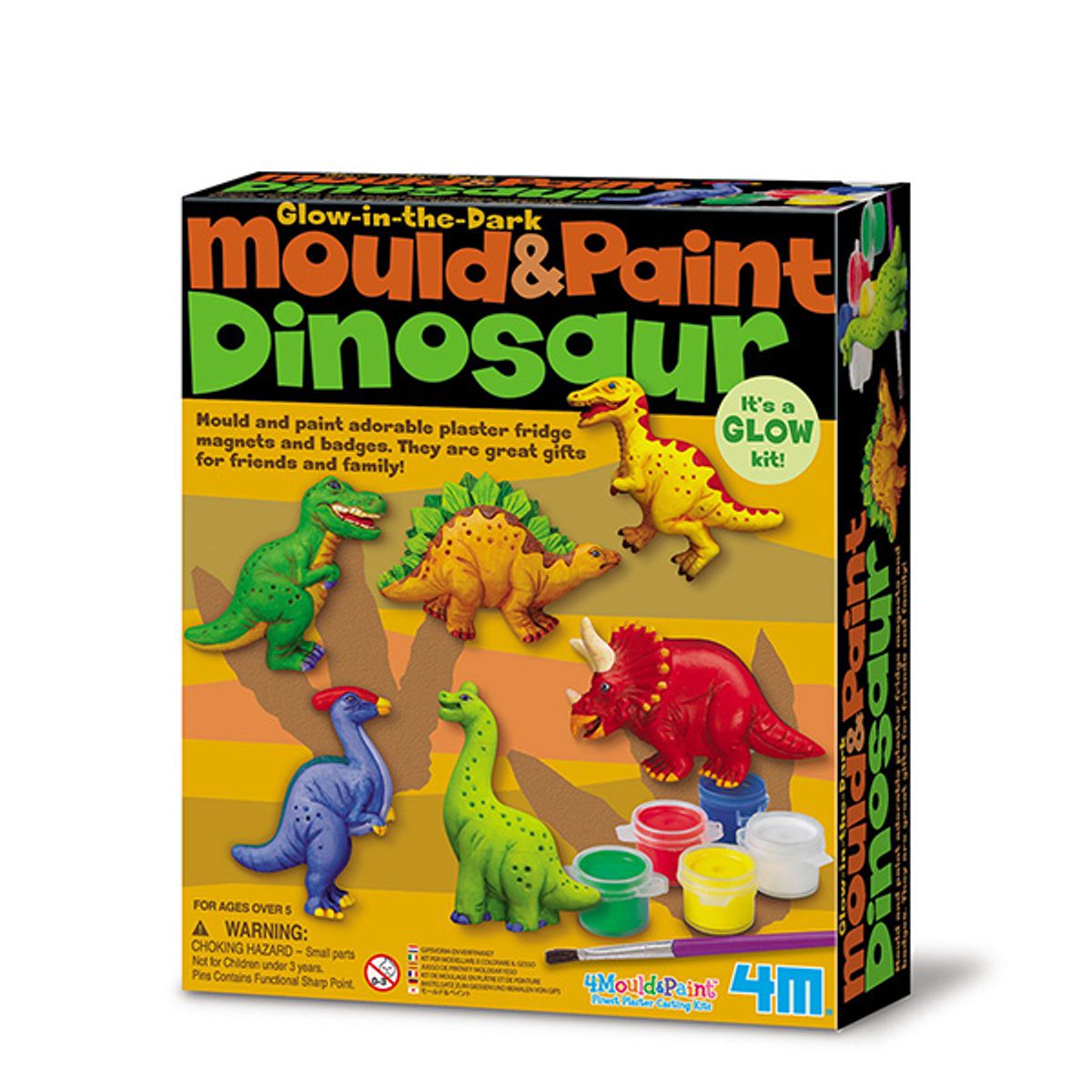 4M - MOLDES PARA PINTAR DINOSAURIO
