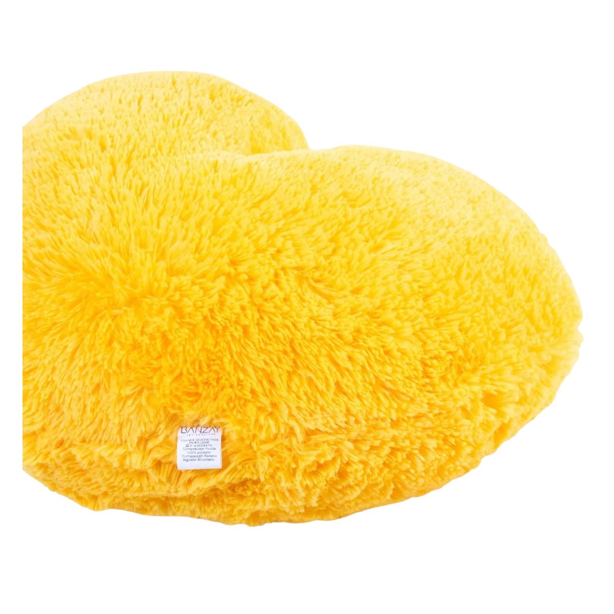 BANZAY - Cojín Decorativo Corazón Peluche Peludos Sala Y Alcoba