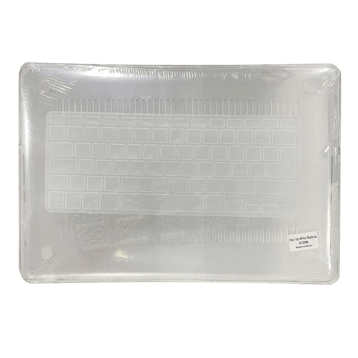 GENERICO - Carcasa Case Para Mac A1398 Protector Teclado Español Transparente