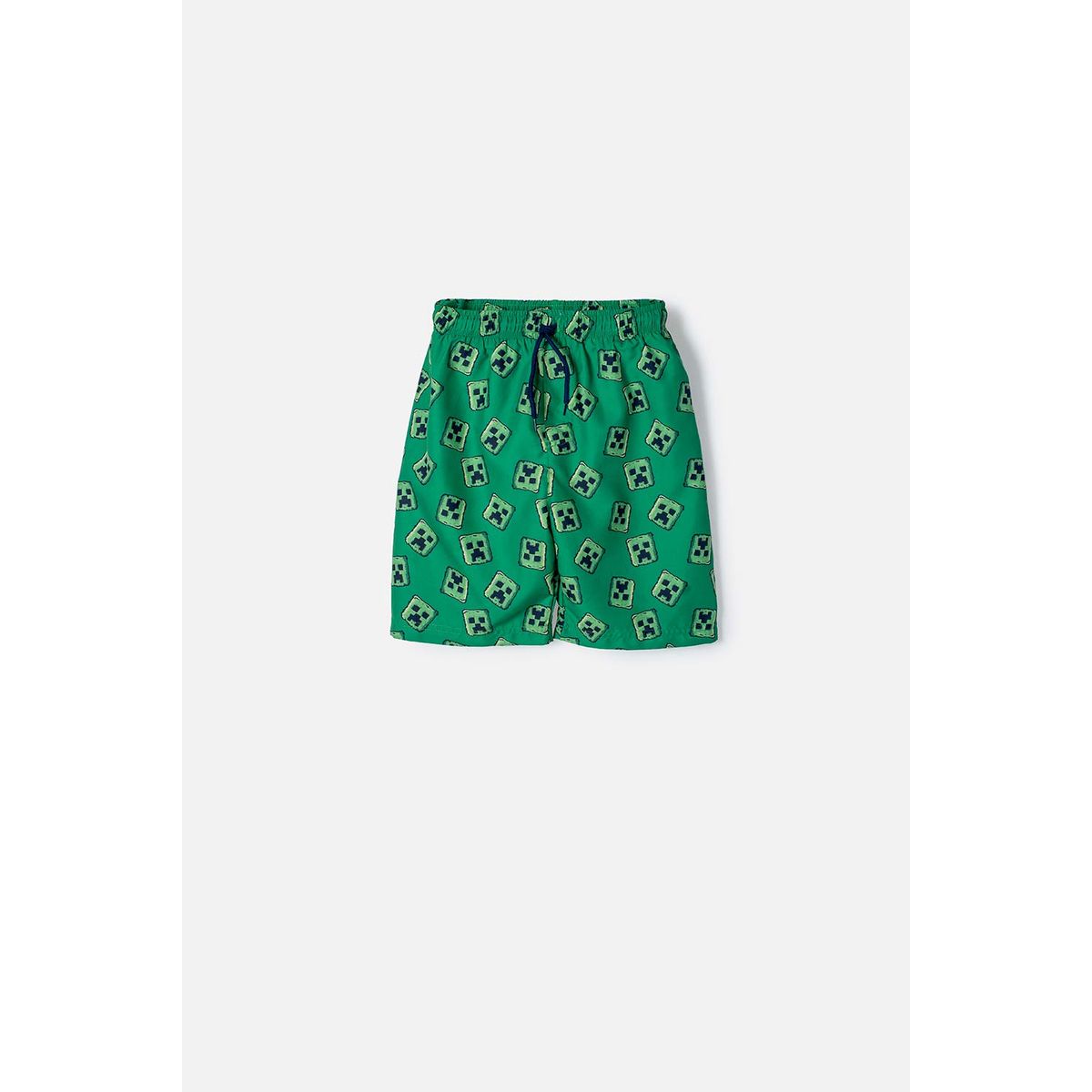 MINECRAFT - Pantaloneta de baño de Minecraft con cordón en cintura para niño